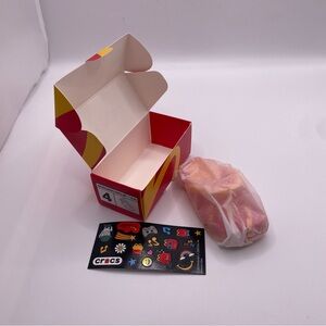 2024 McDonald's Mini Crocs Keychain Happy Meal Toy #4 Golden Arches Crocs Toy